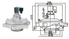 袋式2.5寸淹沒(méi)電磁脈沖閥 袋式2.5寸淹沒(méi)電磁脈沖閥